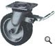 Casters With Combination Swivel Locks and Wheel Brakes